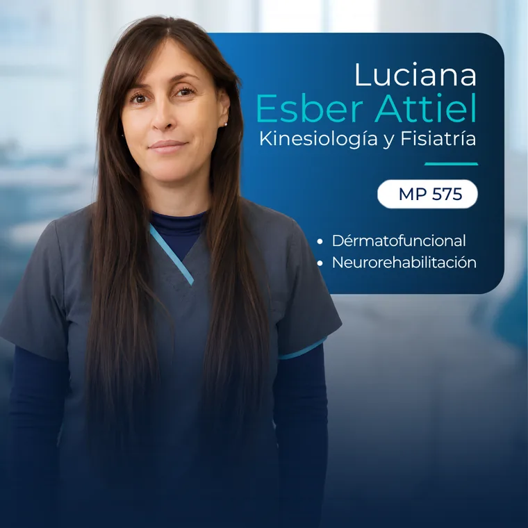 Luciana Esber Attiel, kinesiología y fisiatría, MP 575