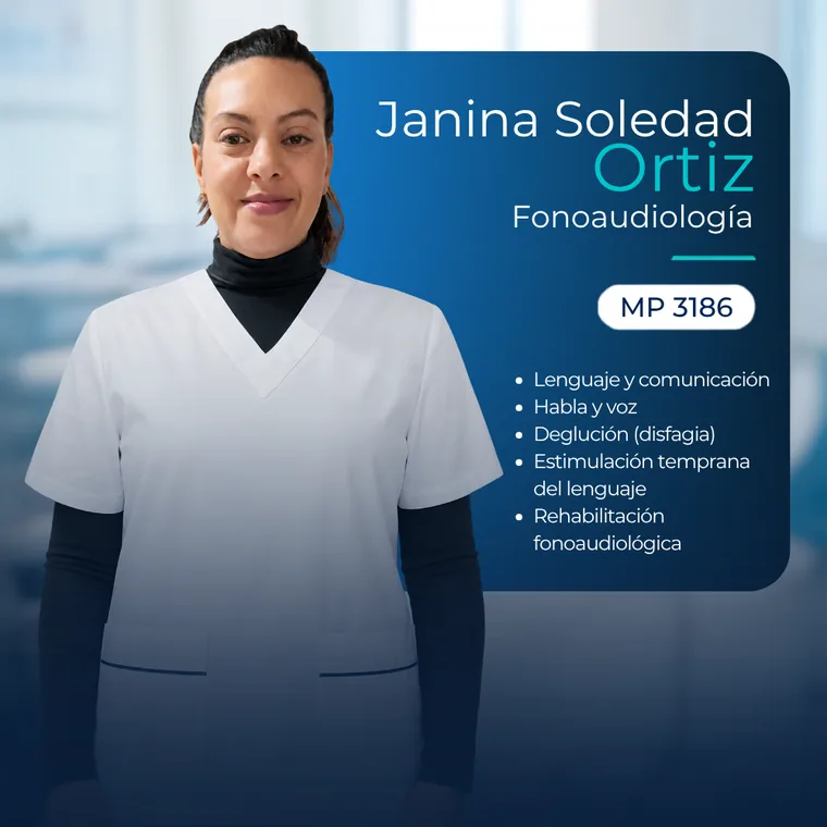 Janina Soledad Ortiz, fonoaudiología, MP 3186